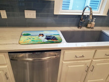 Load image into Gallery viewer, Collie Dish Drying Mat – Absorbent, Artistic Kitchen Essentials 7140DDM