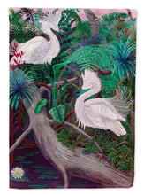Load image into Gallery viewer, Bird - Egret Flag Canvas House Size