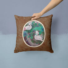 Load image into Gallery viewer, Bird - Egret Throw Pillow - 14x14 Decorative Pillow – Art for Your Home &amp; Patio 7142PW1414