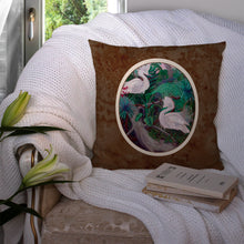 Load image into Gallery viewer, Bird - Egret Throw Pillow - 14x14 Decorative Pillow – Art for Your Home &amp; Patio 7142PW1414