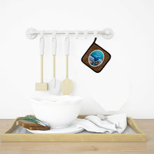 Load image into Gallery viewer, Dolphin Familty Swimming Pot Holders - Set of 2 Decorative Kitchen Helpers | Made in the USA 7143PTHD