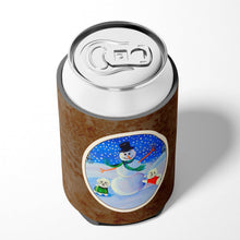 Load image into Gallery viewer, Snowman Bichon Frise Can or Bottle Hugger 7145CC