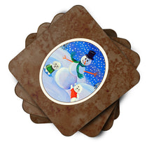 Load image into Gallery viewer, Snowman Bichon Frise Foam Coaster  7145FC