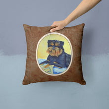 Load image into Gallery viewer, Brussels Griffon Throw Pillow - 14x14 Decorative Pillow – Art for Your Home &amp; Patio 7146PW1414