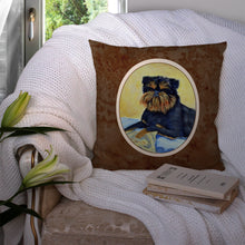 Load image into Gallery viewer, Brussels Griffon Throw Pillow - 14x14 Decorative Pillow – Art for Your Home &amp; Patio 7146PW1414