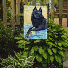 Load image into Gallery viewer, Schipperke Sweet Dreams Garden Flag – Decorative Outdoor Yard Flag