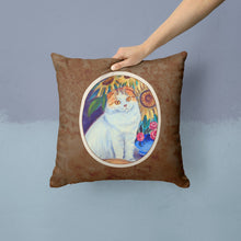 Load image into Gallery viewer, Cat Throw Pillow - 14x14 Decorative Pillow – Art for Your Home &amp; Patio 7153PW1414