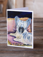 Load image into Gallery viewer, Skye Terrier  Greeting Cards -  Blank Note Cards – 8-Pack of Artist-Designed Cards with Envelopes