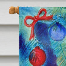 Load image into Gallery viewer, Christmas Tree Cat Flag Canvas House Size