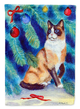 Load image into Gallery viewer, Christmas Tree Cat Garden Flag – Decorative Outdoor Yard Flag