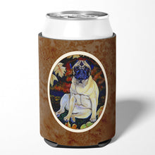 Load image into Gallery viewer, Fawn Pug in Fall Leaves Can or Bottle Hugger 7160CC