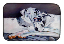Load image into Gallery viewer, Harlequin Natural Great Danes Dish Drying Mat – Absorbent, Artistic Kitchen Essentials 7163DDM