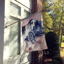 Load image into Gallery viewer, Harlequin and Bule Natural Great Danes Flag Canvas House Size