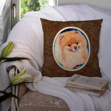 Load image into Gallery viewer, Pomeranian Throw Pillow - 14x14 Decorative Pillow – Art for Your Home &amp; Patio 7165PW1414