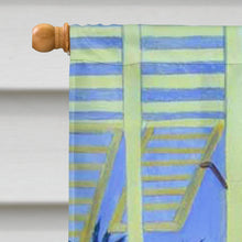 Load image into Gallery viewer, Lady with her Pug Flag Canvas House Size