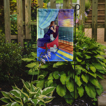 Load image into Gallery viewer, Lady with her Westie Garden Flag – Decorative Outdoor Yard Flag