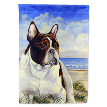 Load image into Gallery viewer, French Bulldog at the beach Flag Canvas House Size