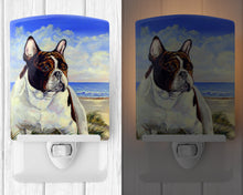 Load image into Gallery viewer, French Bulldog at the beach Ceramic Night Light 7171CNL