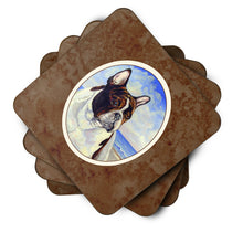 Load image into Gallery viewer, French Bulldog at the beach Foam Coaster  7171FC