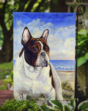 Load image into Gallery viewer, French Bulldog at the beach Garden Flag – Decorative Outdoor Yard Flag