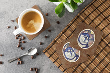Load image into Gallery viewer, Fall Leaves Siberian Husky Foam Coaster  7173FC