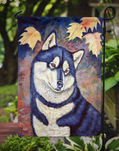 Load image into Gallery viewer, Fall Leaves Siberian Husky Garden Flag – Decorative Outdoor Yard Flag