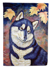Load image into Gallery viewer, Fall Leaves Siberian Husky Garden Flag – Decorative Outdoor Yard Flag