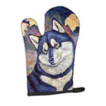 Load image into Gallery viewer, Fall Leaves Siberian Husky Oven Mitt 7173OVMT