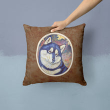 Load image into Gallery viewer, Fall Leaves Siberian Husky Throw Pillow - 14x14 Decorative Pillow – Art for Your Home &amp; Patio 7173PW1414