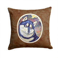Load image into Gallery viewer, Fall Leaves Siberian Husky Throw Pillow - 14x14 Decorative Pillow – Art for Your Home &amp; Patio 7173PW1414