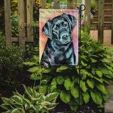 Load image into Gallery viewer, Black Labrador Garden Flag – Decorative Outdoor Yard Flag