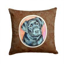 Load image into Gallery viewer, Black Labrador Throw Pillow - 14x14 Decorative Pillow – Art for Your Home &amp; Patio 7177PW1414