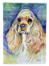 Load image into Gallery viewer, Blonde Tan Cocker Spaniel Garden Flag – Decorative Outdoor Yard Flag