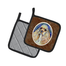 Load image into Gallery viewer, Buff Cocker Spaniel Pot Holders - Set of 2 Decorative Kitchen Helpers | Made in the USA 7178PTHD