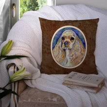 Load image into Gallery viewer, Buff Cocker Spaniel Throw Pillow - 14x14 Decorative Pillow – Art for Your Home &amp; Patio 7178PW1414