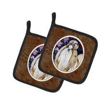 Load image into Gallery viewer, Shih Tzu Pot Holders - Set of 2 Decorative Kitchen Helpers | Made in the USA 7180PTHD