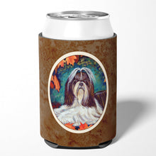 Load image into Gallery viewer, Autumn Leaves Shih Tzu Can or Bottle Hugger 7182CC