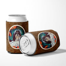 Load image into Gallery viewer, Autumn Leaves Shih Tzu Can or Bottle Hugger 7182CC