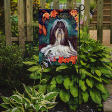 Load image into Gallery viewer, Autumn Leaves Shih Tzu Garden Flag – Decorative Outdoor Yard Flag