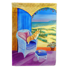 Load image into Gallery viewer, Pembroke Corgi room with a view Flag Canvas House Size