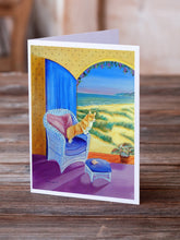 Load image into Gallery viewer, Corgi  Greeting Cards -  Blank Note Cards – 8-Pack of Artist-Designed Cards with Envelopes