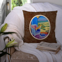 Load image into Gallery viewer, Corgi Throw Pillow - 14x14 Decorative Pillow – Art for Your Home &amp; Patio 7184PW1414