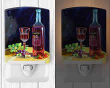 Load image into Gallery viewer, Red Wine Bottle and Glass Ceramic Night Light 7185CNL