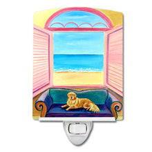 Load image into Gallery viewer, Golden Retriever Couch Sitting Ceramic Night Light 7188CNL
