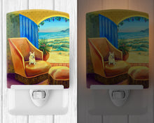 Load image into Gallery viewer, French Bulldog Couch Sitting Ceramic Night Light 7189CNL