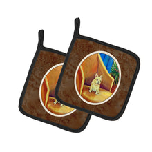 Load image into Gallery viewer, French Bulldog Couch Sitting Pot Holders - Set of 2 Decorative Kitchen Helpers | Made in the USA 7189PTHD