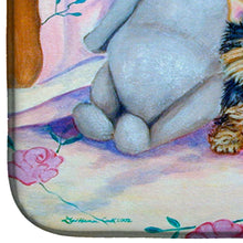 Load image into Gallery viewer, Yorkie Puppies three in a row Dish Drying Mat – Absorbent, Artistic Kitchen Essentials 7192DDM