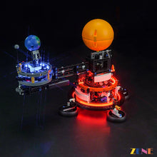 Load image into Gallery viewer, Light Kit for LEGO Planet Earth and Moon in Orbit #42179