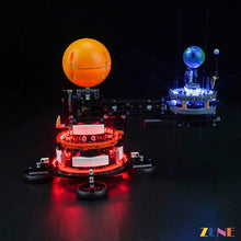 Load image into Gallery viewer, Light Kit for LEGO Planet Earth and Moon in Orbit #42179