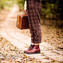 Load image into Gallery viewer, Vintage Handmade Wicker Picnic Basket